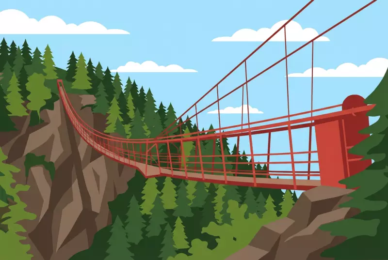 Bungy Niouc (Valais) – Saut à l’élastique depuis un pont suspendu