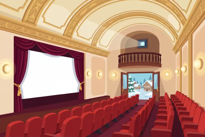 Illustration de la salle historique du cinéma La Bobine au Sentier, dans la Vallée de Joux