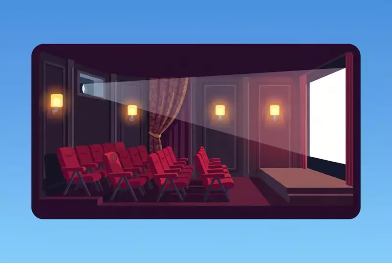Illustration de la petite salle de cinéma de quartier du Cinoche à Moutier