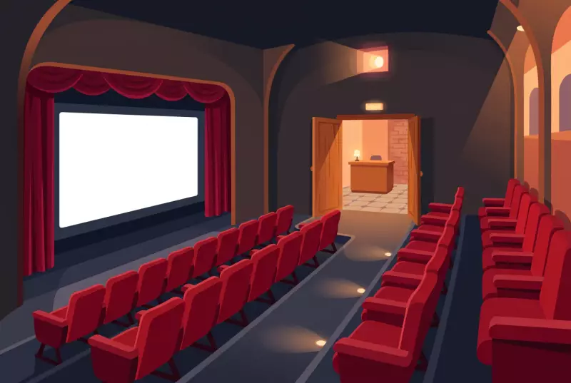 Illustration de la salle de cinéma de quartier aux fauteuils rouges du Grain d'Sel à Bex