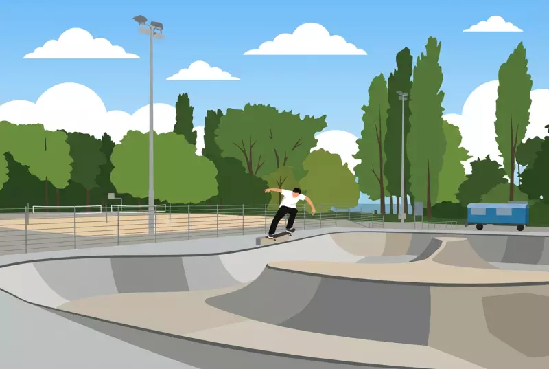 Bowl de Vidy à Lausanne: skatepark extérieur au bord du Léman