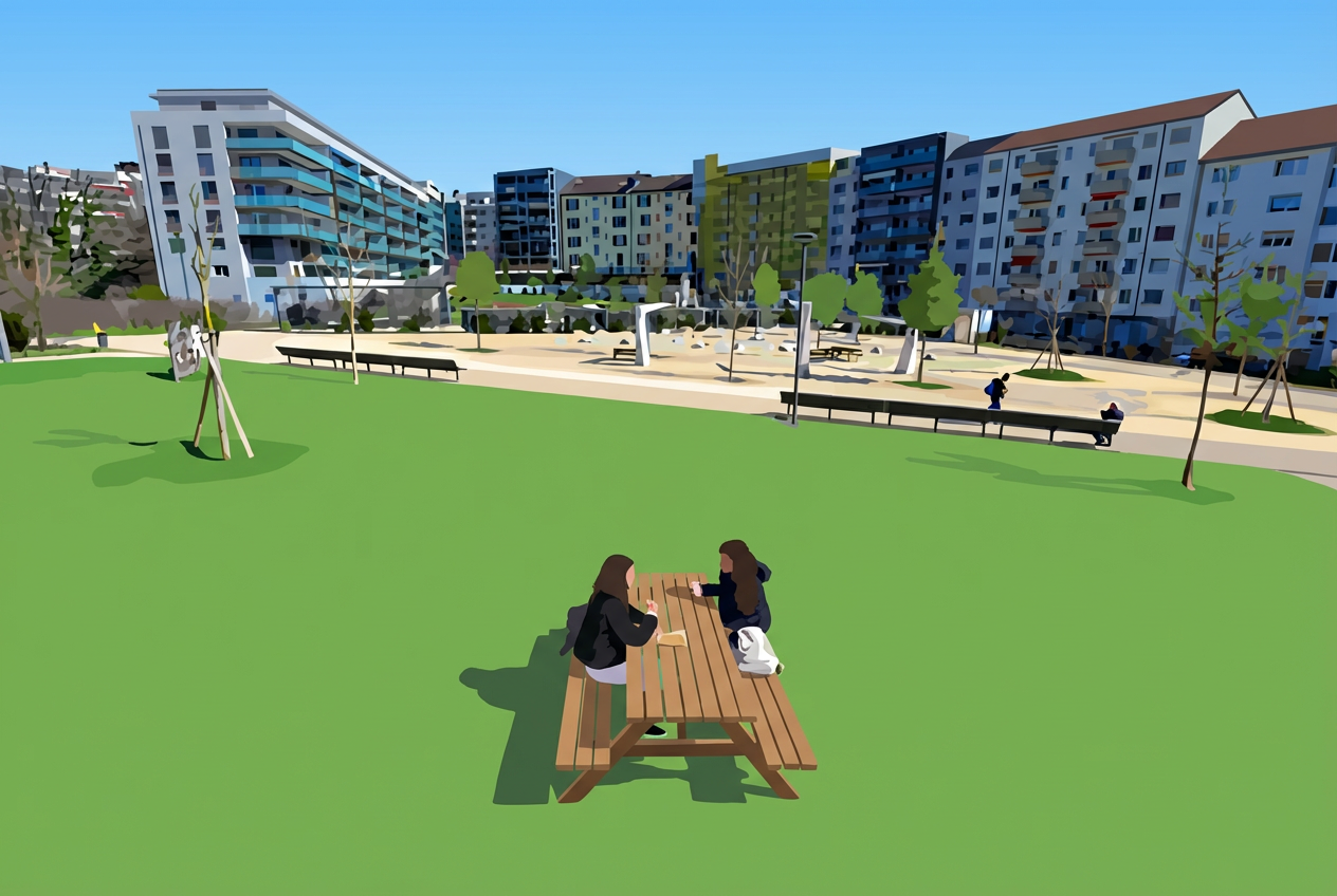 Parc Alice Sauvin à Nyon: une chouette aire de jeux au vert