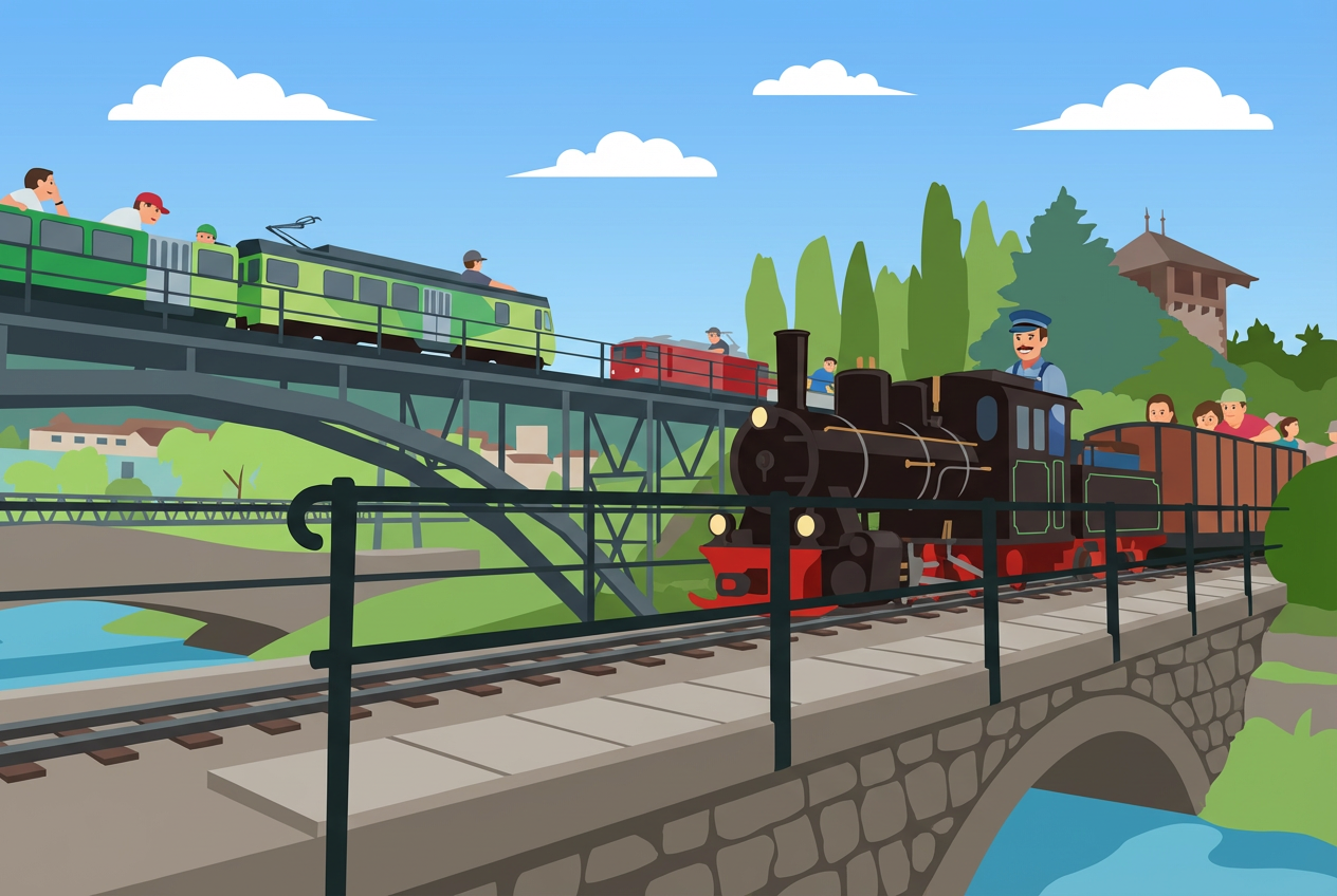 Swiss Vapeur Parc au Bouveret: une balade en trains miniatures