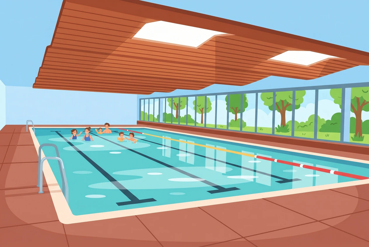 Illustration de la piscine couverte des Arêtes à La Chaux-de-Fonds