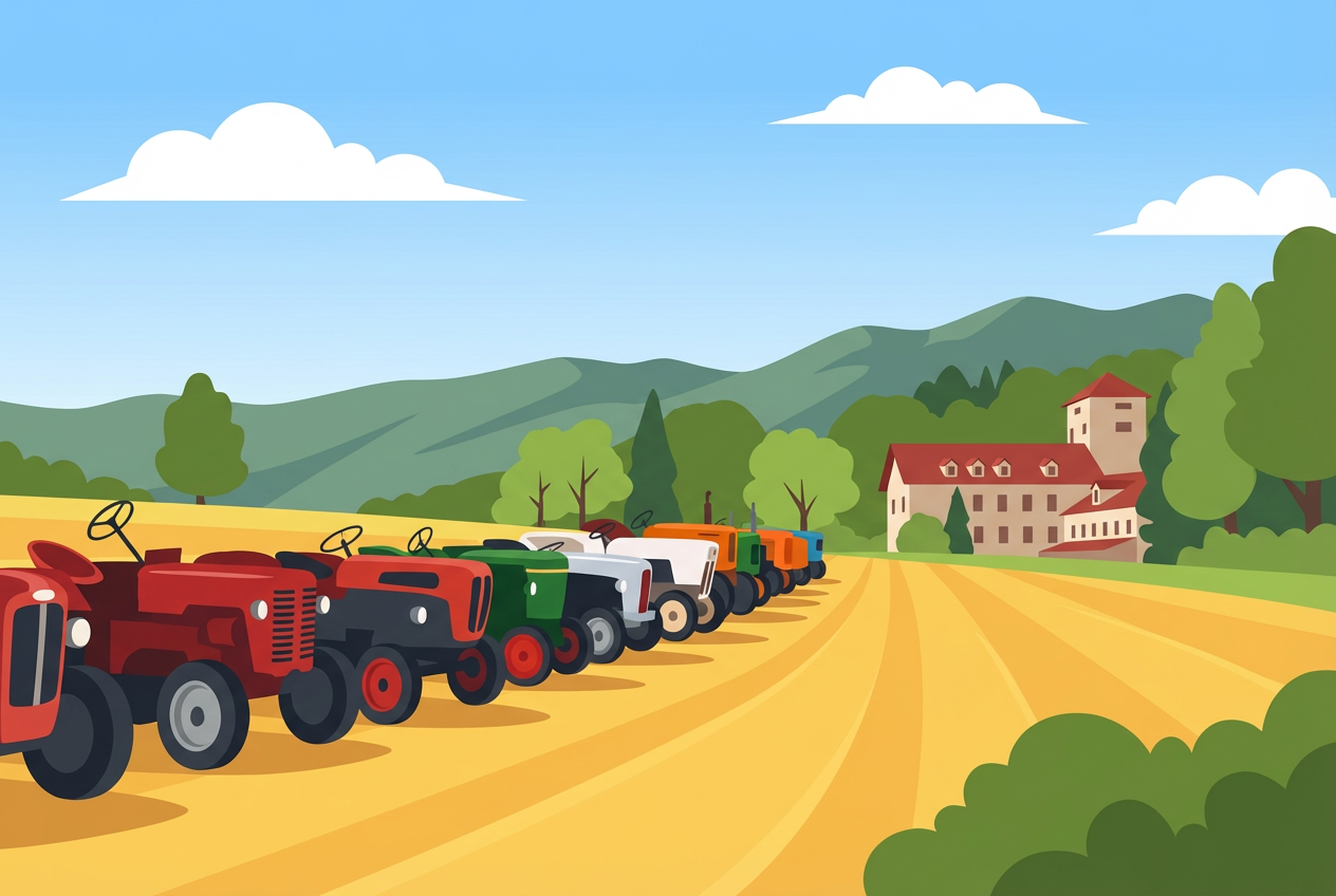 Musée romand de la machine agricole au Moulin de Chiblins (VD)