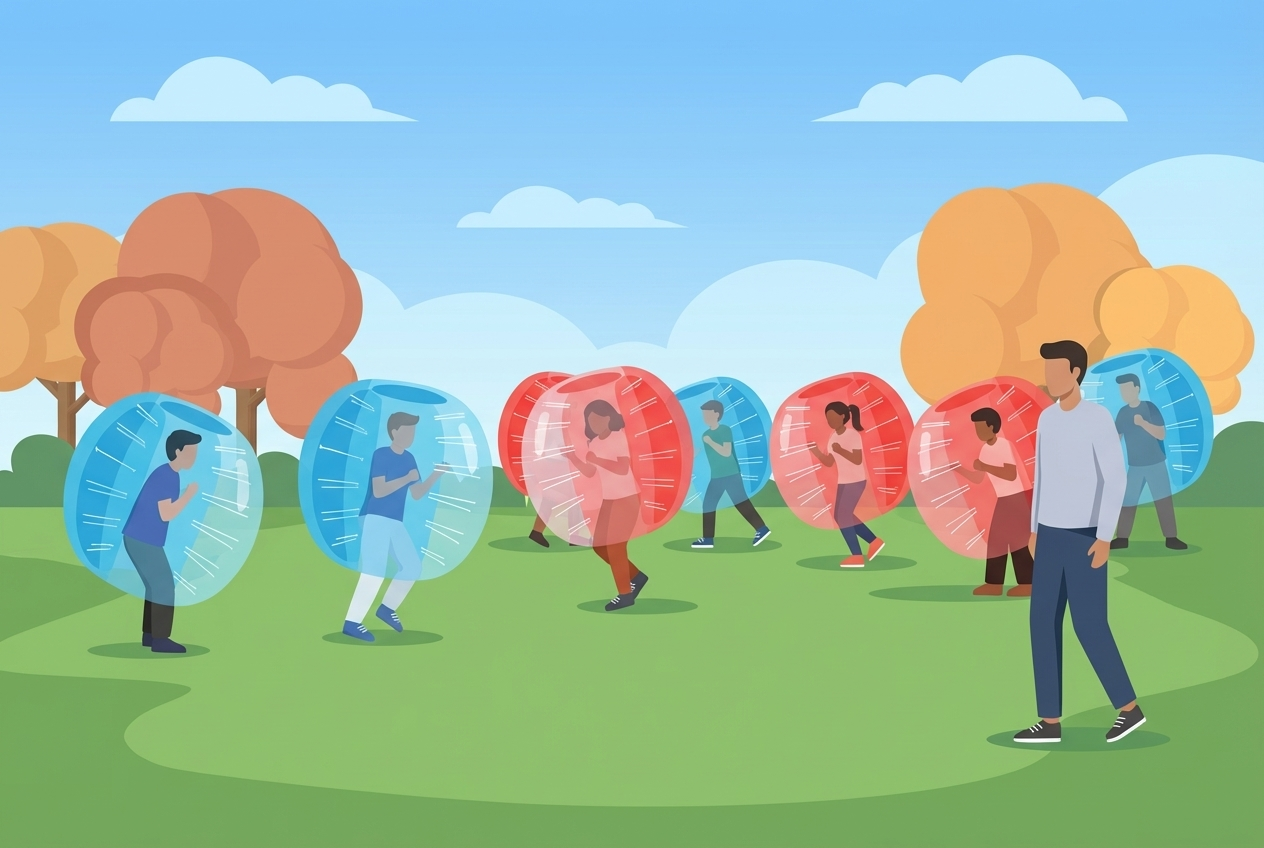 Bubble Action : Bubble Football à Lausanne