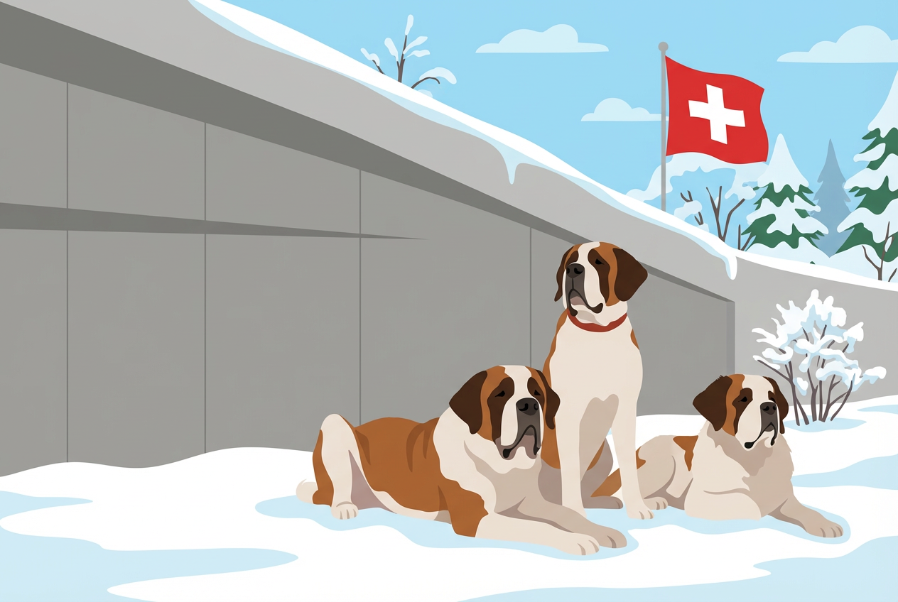 Barryland à Martigny: musée et chiens du Saint-Bernard en famille