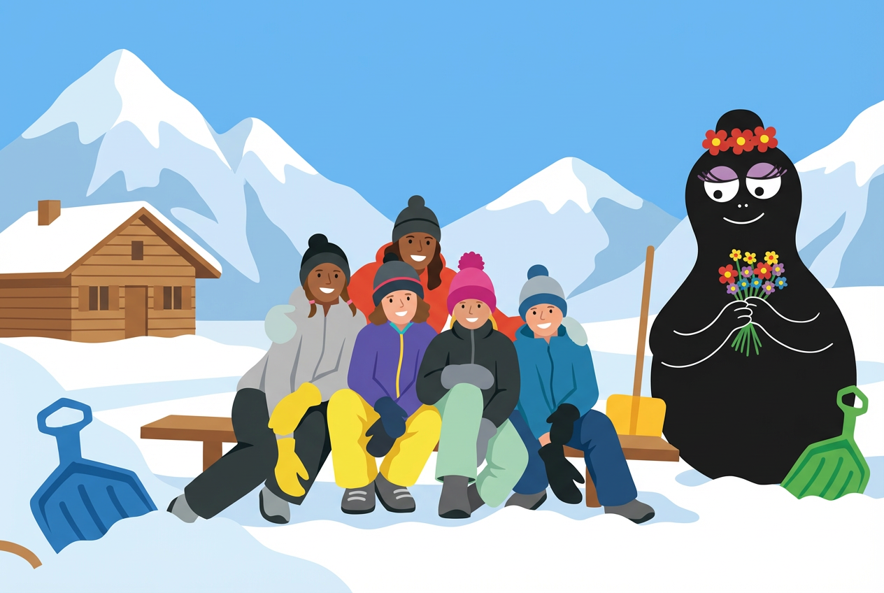 Espace Barbapapa – jardin des neiges à Rougemont