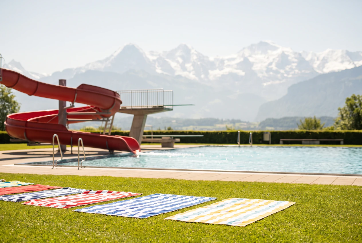 Piscines en plein air avec enfants : notre tour de Suisse romande