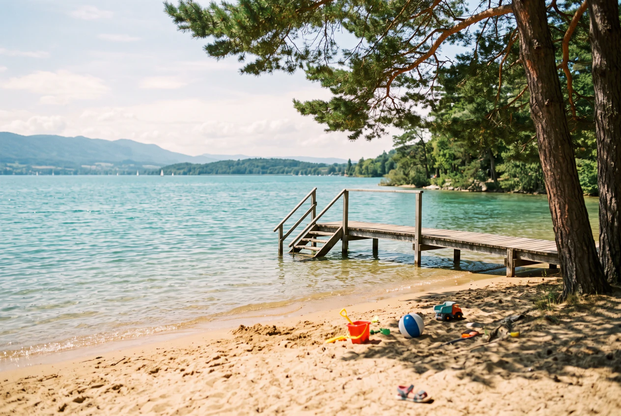 Les plus belles plages du lac de Neuchâtel en famille : où se baigner avec les enfants ?